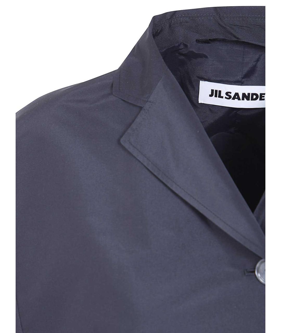 JIL SANDER Черная полиэстеровая куртка, фото 3