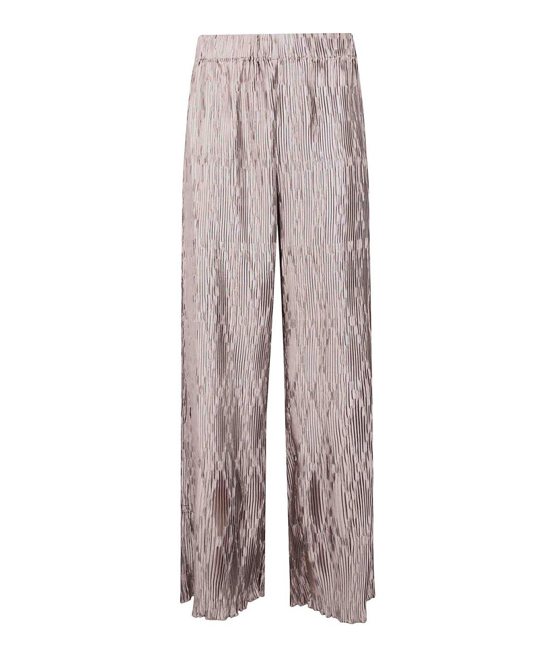 BY MALENE BIRGER Серые полиэстеровые прямые брюки, фото 1