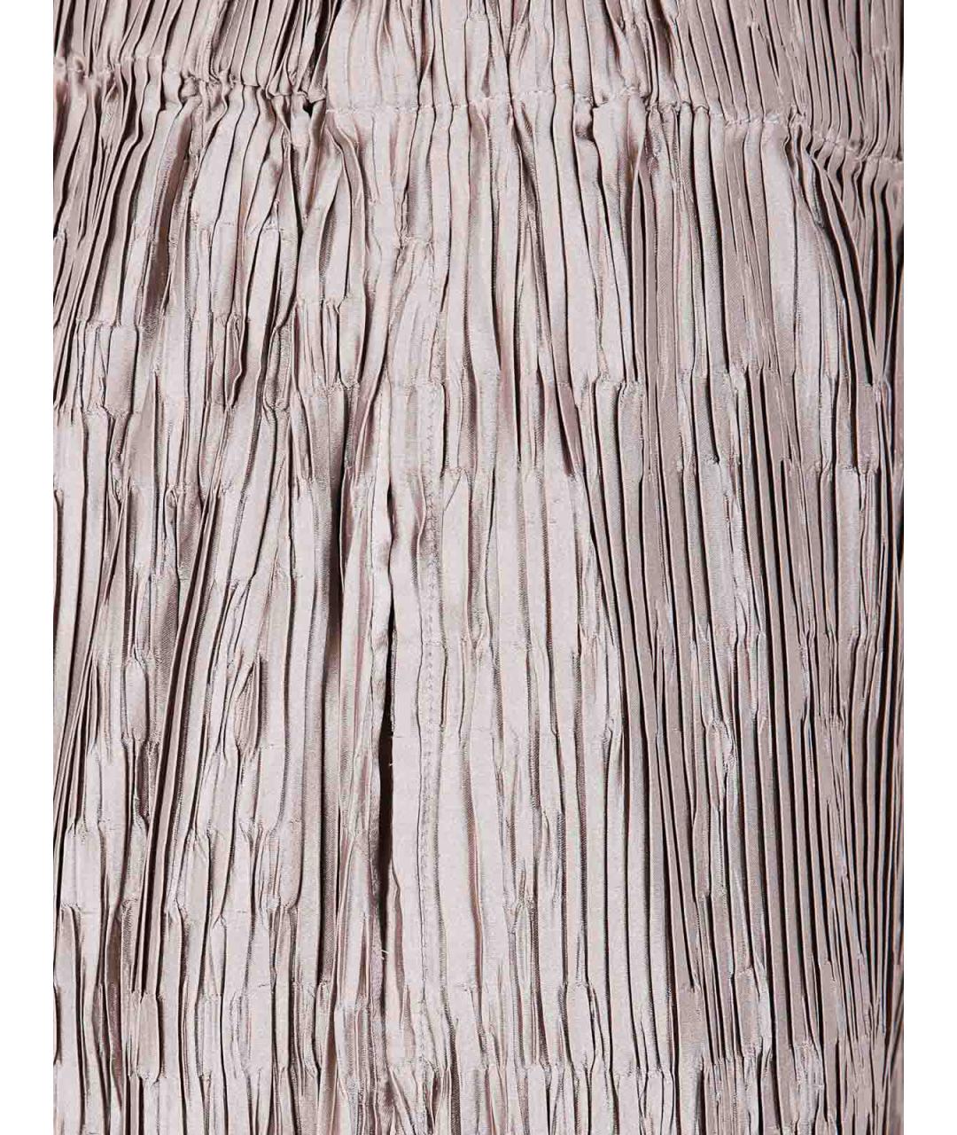 BY MALENE BIRGER Серые полиэстеровые прямые брюки, фото 3