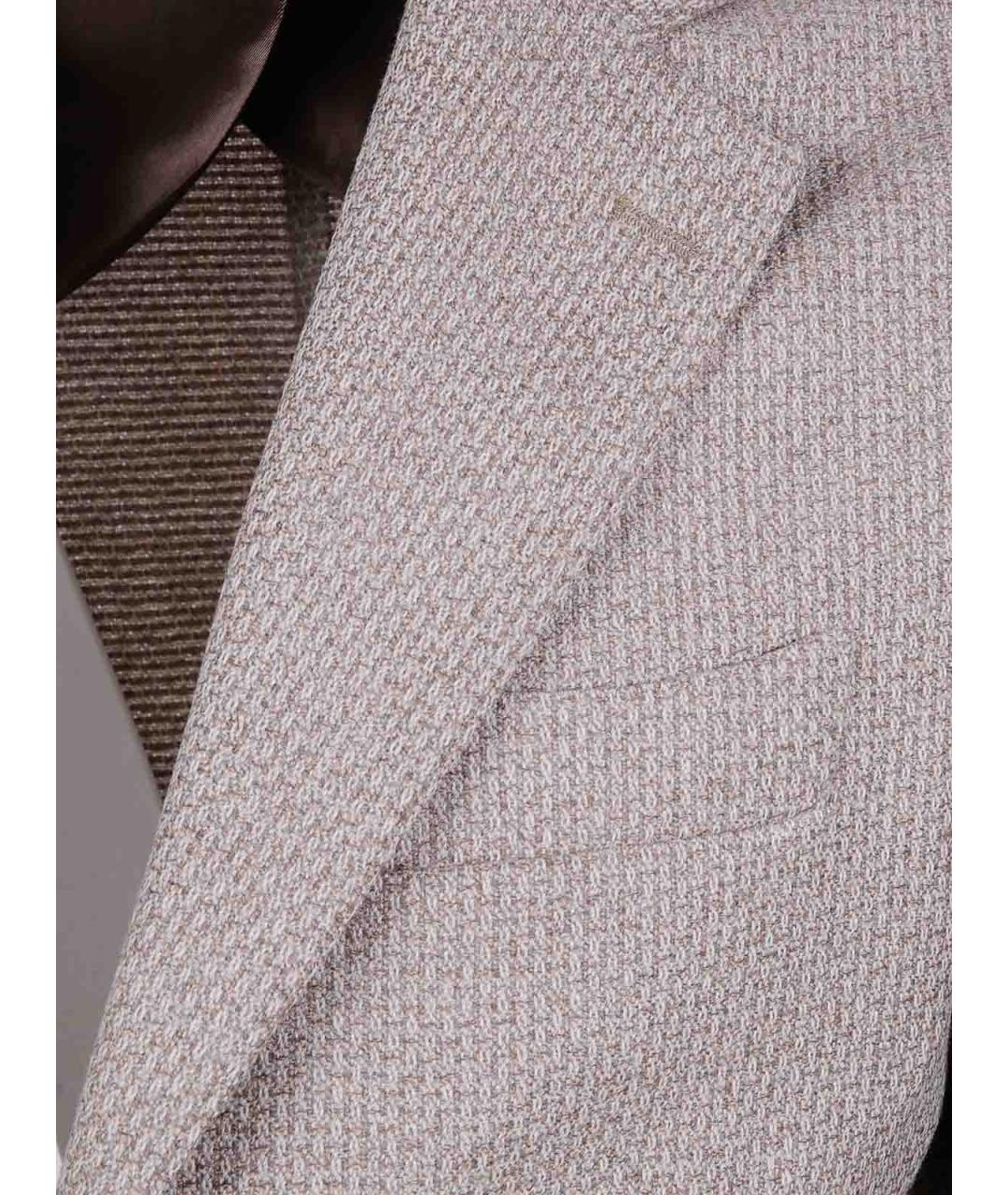 BARBA Розовый шерстяной пиджак, фото 3