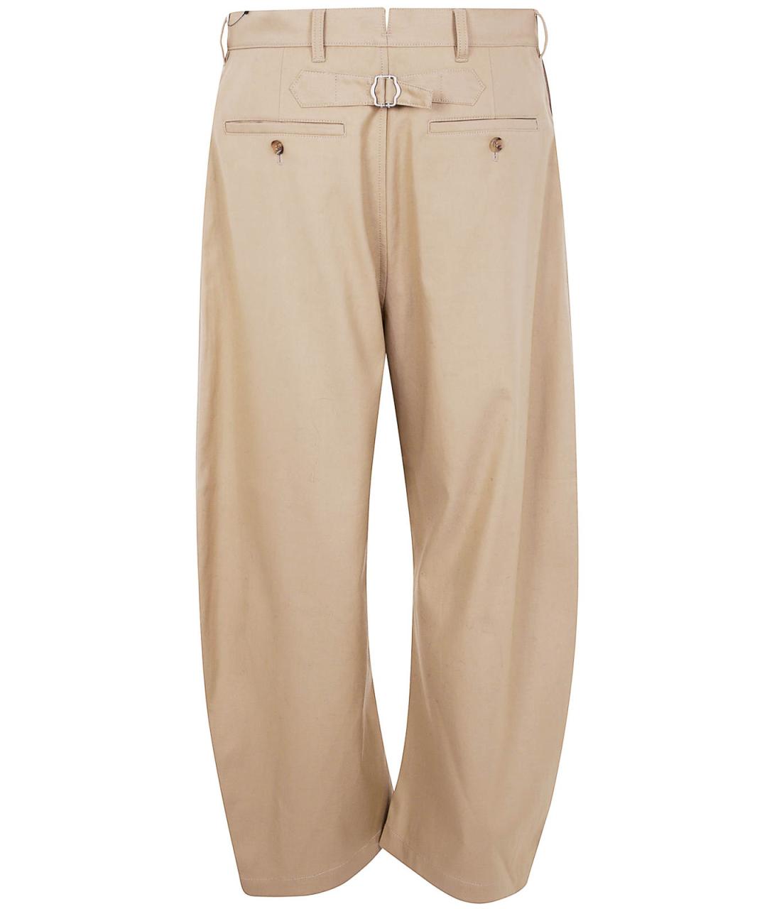 COMME DES GARÇONS HOMME PLUS Розовые хлопковые повседневные брюки, фото 2