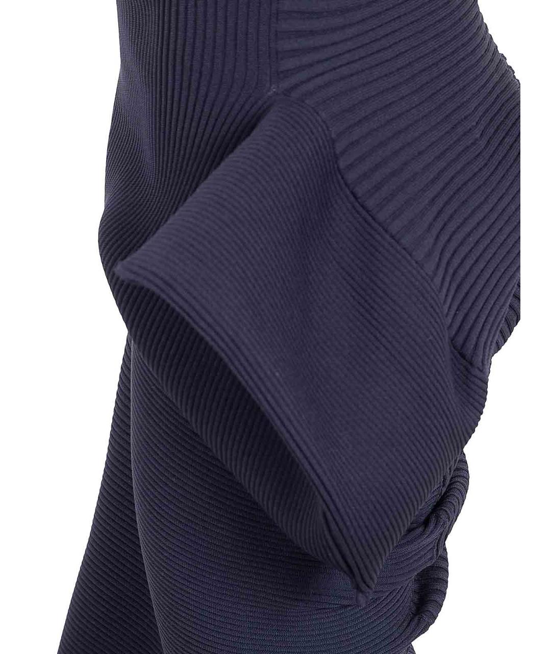 ISSEY MIYAKE Черная полиэстеровая юбка миди, фото 3