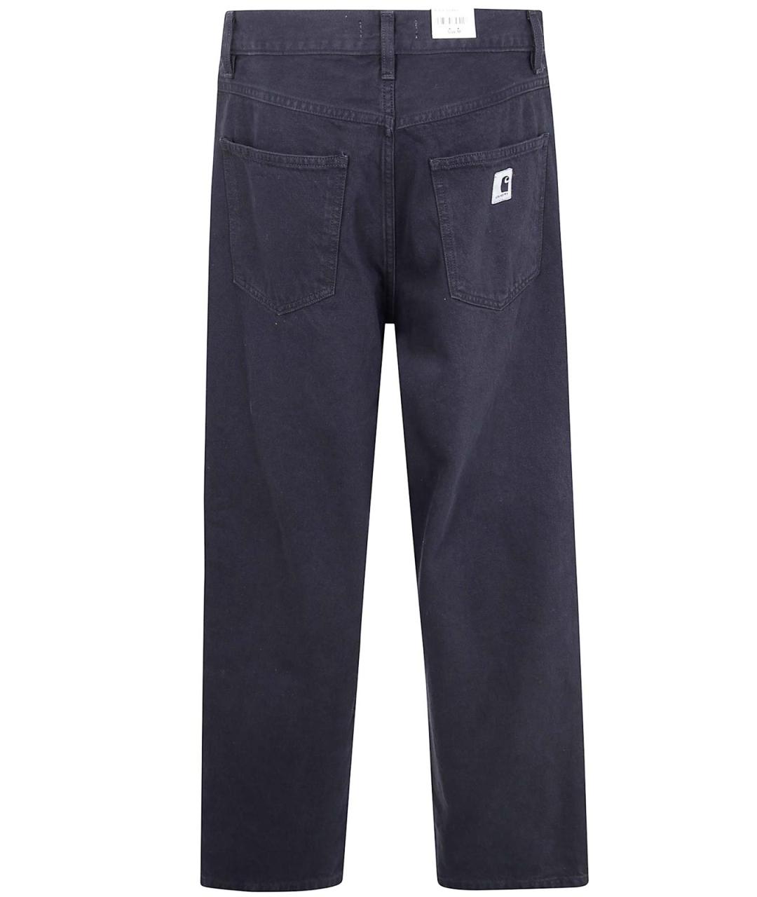 CARHARTT Синие хлопковые прямые джинсы, фото 2