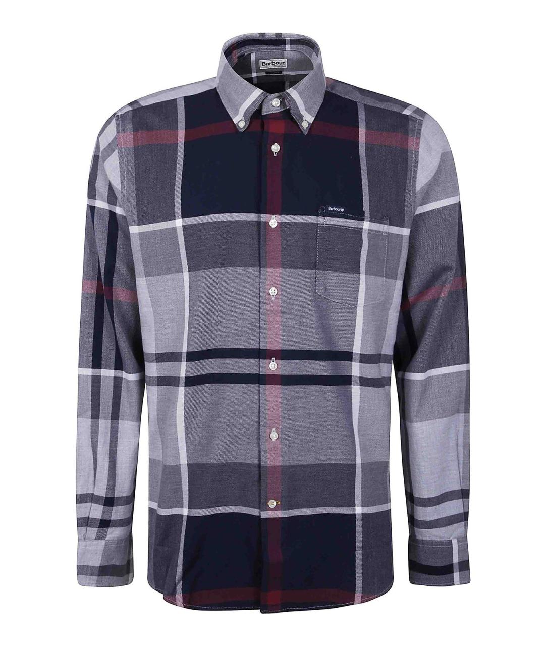 BARBOUR Синяя хлопковая кэжуал рубашка, фото 1