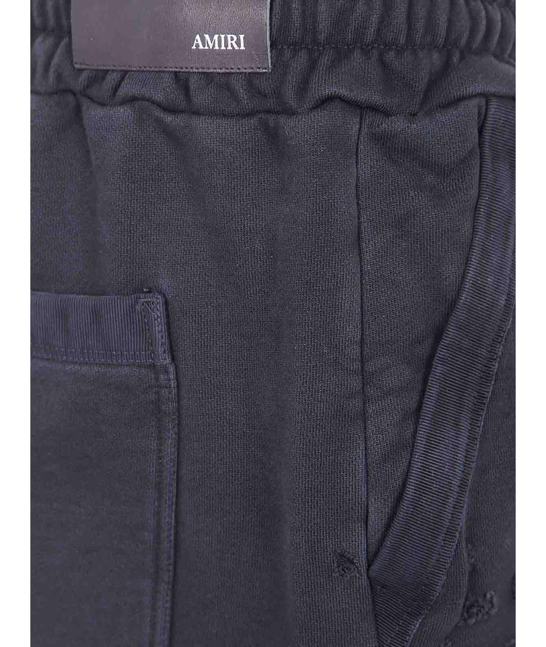 AMIRI Черные хлопковые повседневные брюки, фото 3