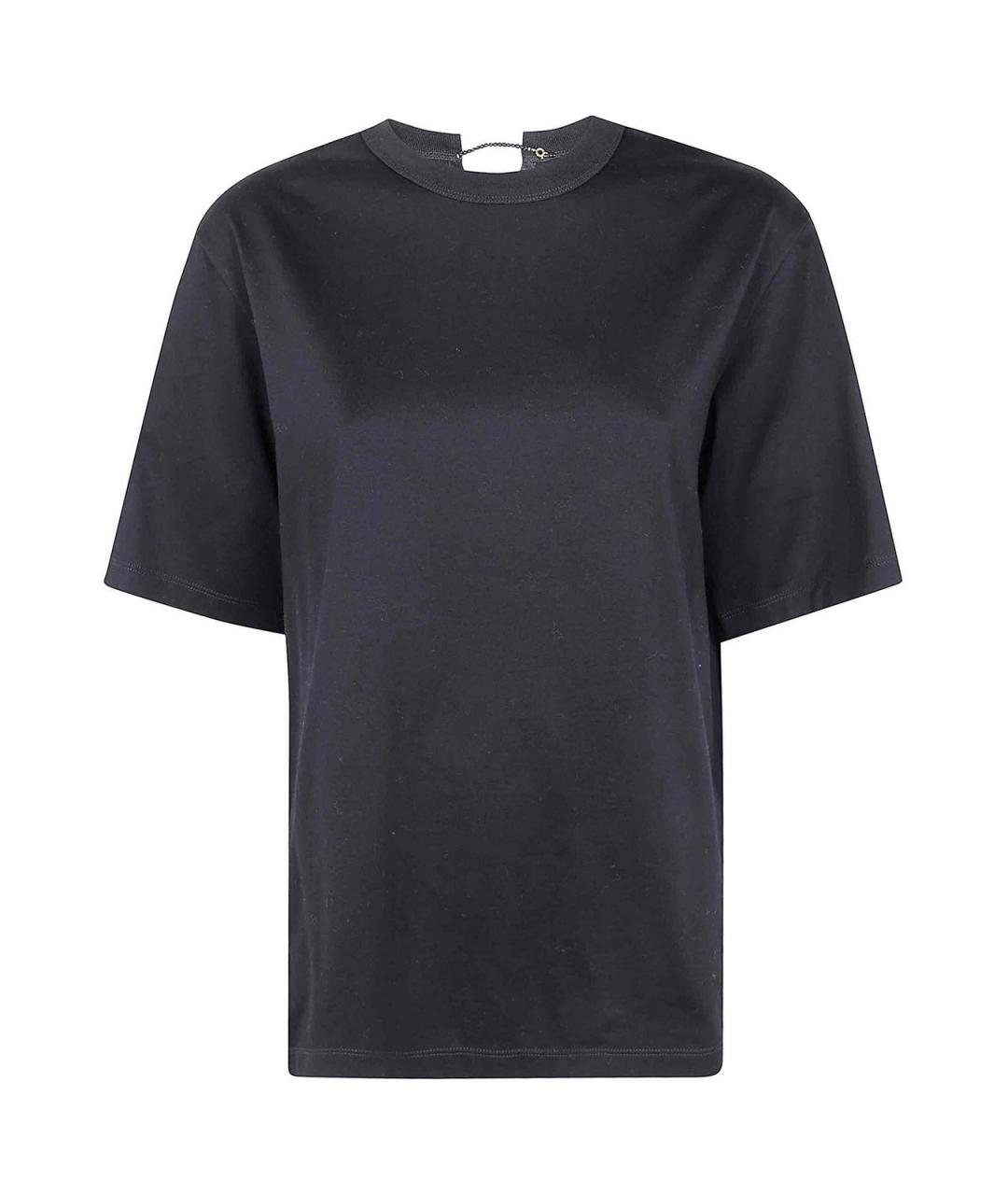 Carven Черная хлопковая футболка, фото 1