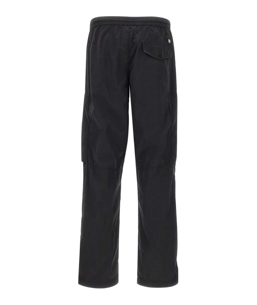 CP COMPANY Черные полиамидовые повседневные брюки, фото 4