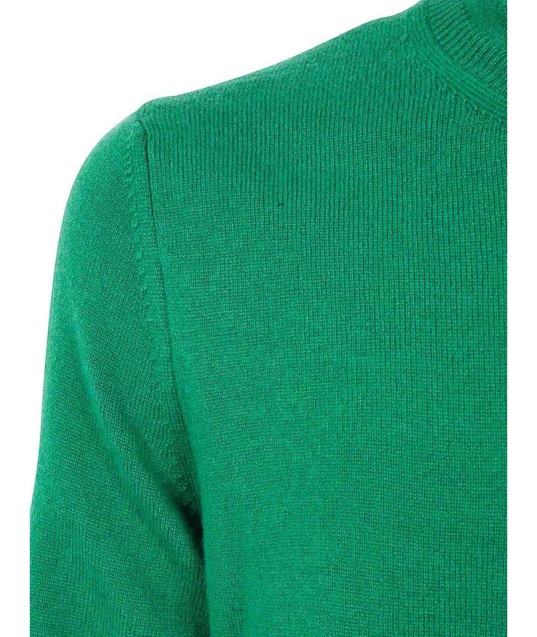 COMME DES GARÇONS Зеленый шерстяной джемпер / свитер, фото 3