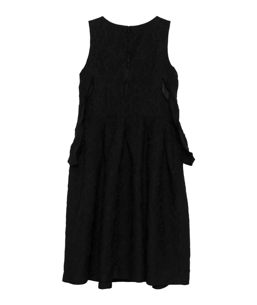 COMME DES GARÇONS PLAY Черное полиэстеровое повседневное платье, фото 2
