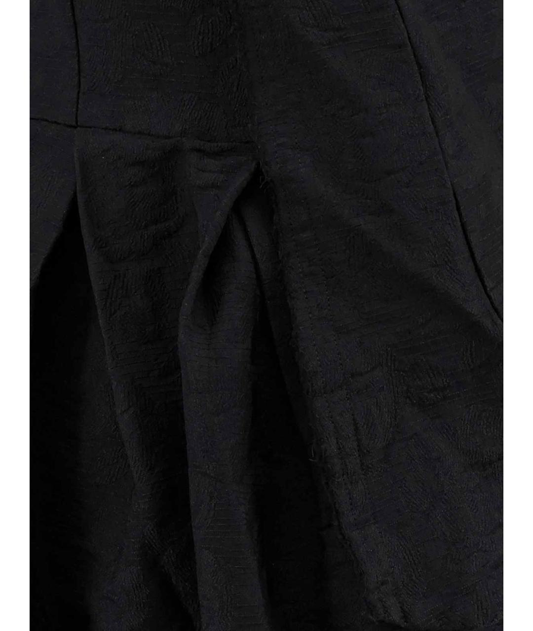 COMME DES GARÇONS PLAY Черное полиэстеровое повседневное платье, фото 3