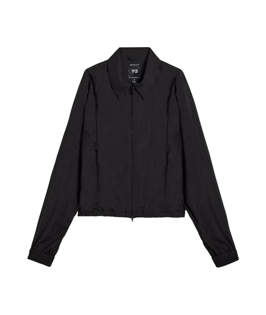 Y-3 Черная полиамидовая куртка, фото 1