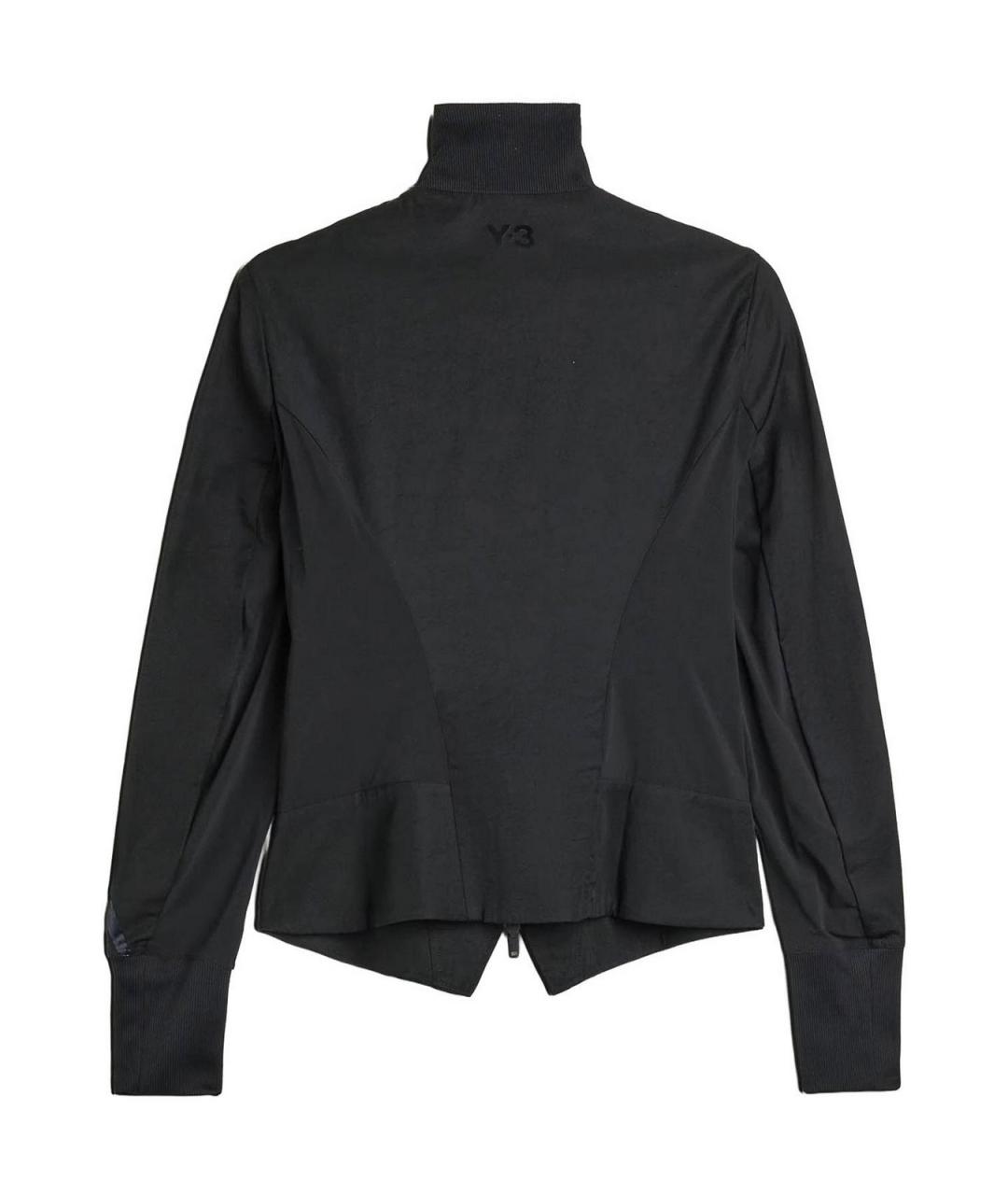 Y-3 Черная полиамидовая спортивная куртка, фото 2
