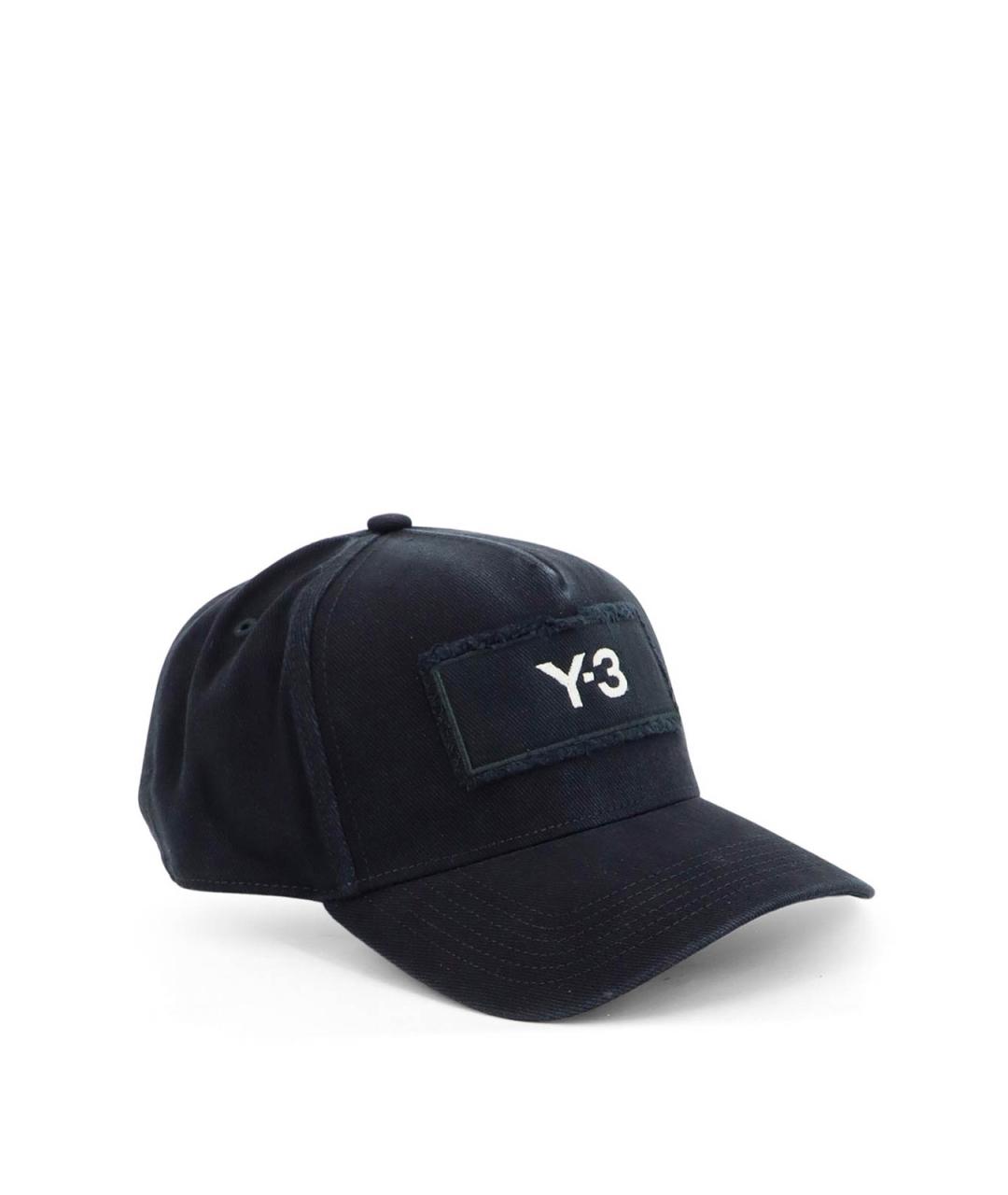 Y-3 Черная хлопковая кепка/бейсболка, фото 2