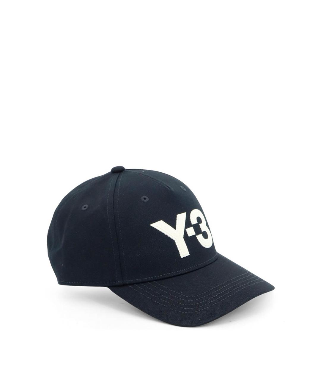 Y-3 Черная хлопковая кепка/бейсболка, фото 2