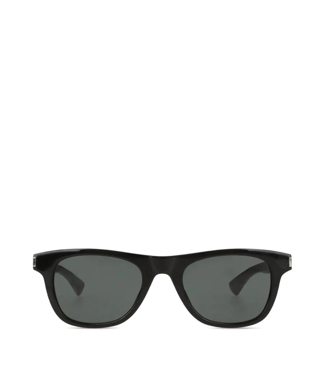 SAINT LAURENT Черные пластиковые солнцезащитные очки, фото 1