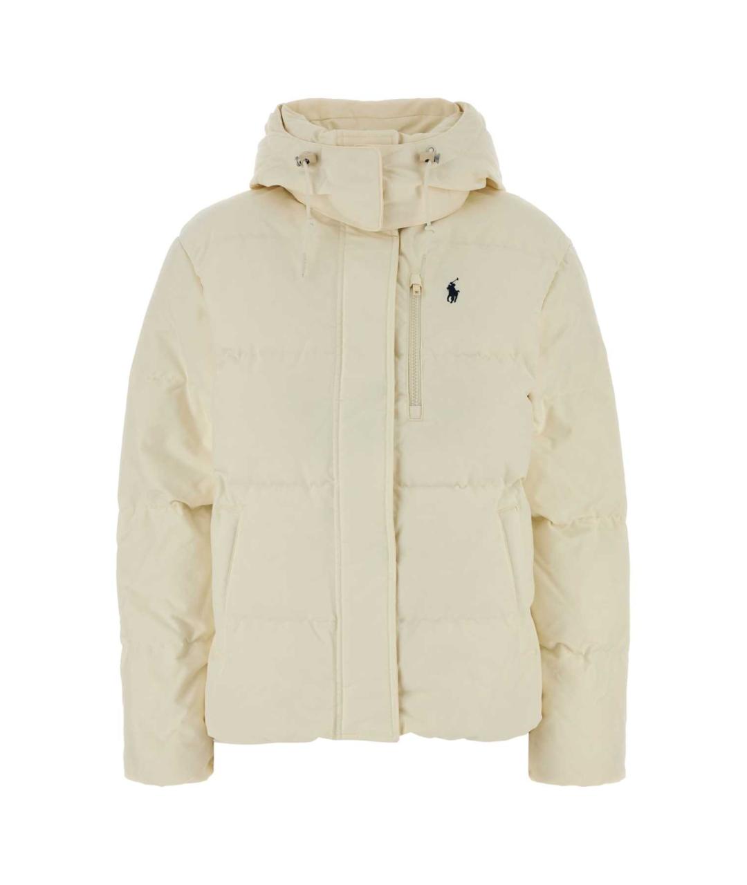 POLO RALPH LAUREN Белый полиэстеровый пуховик, фото 1