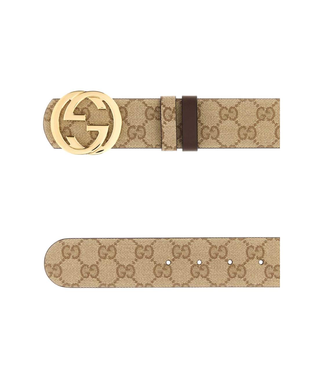GUCCI Бежевый ремень, фото 2