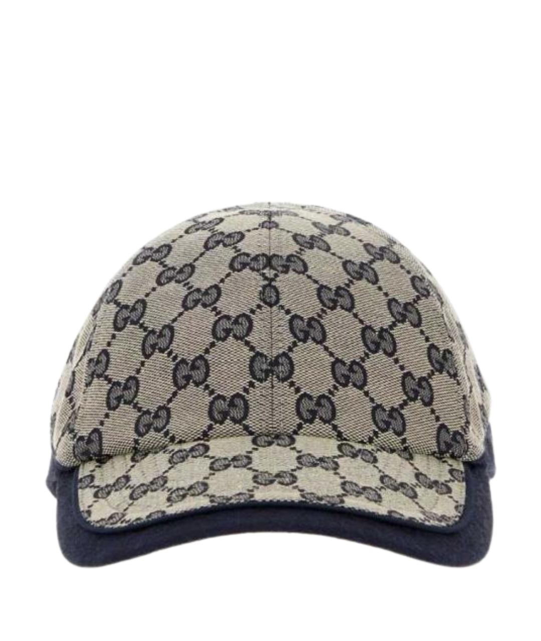 GUCCI Синяя синтетическая кепка/бейсболка, фото 1