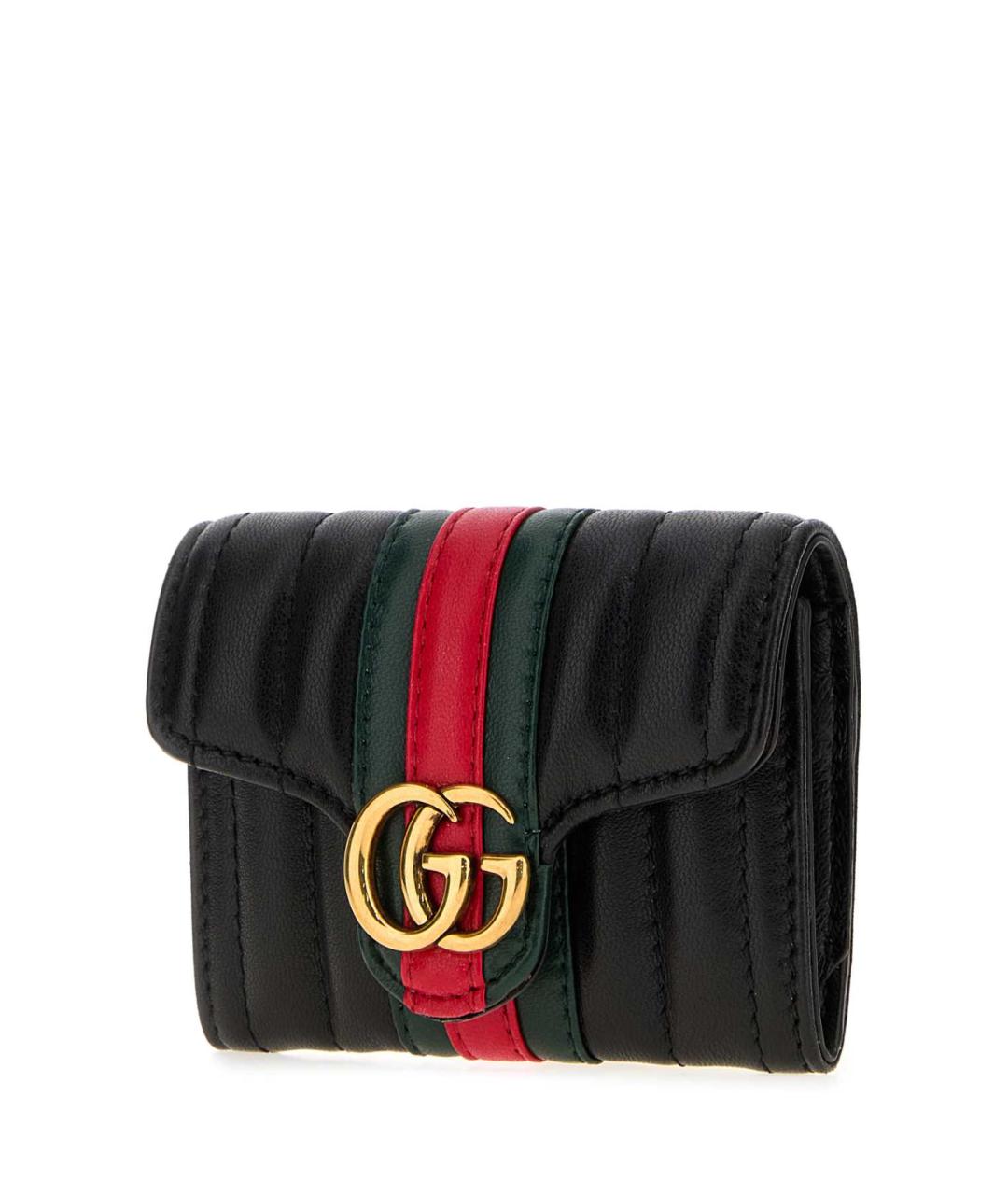 GUCCI Черный кожаный кошелек, фото 2