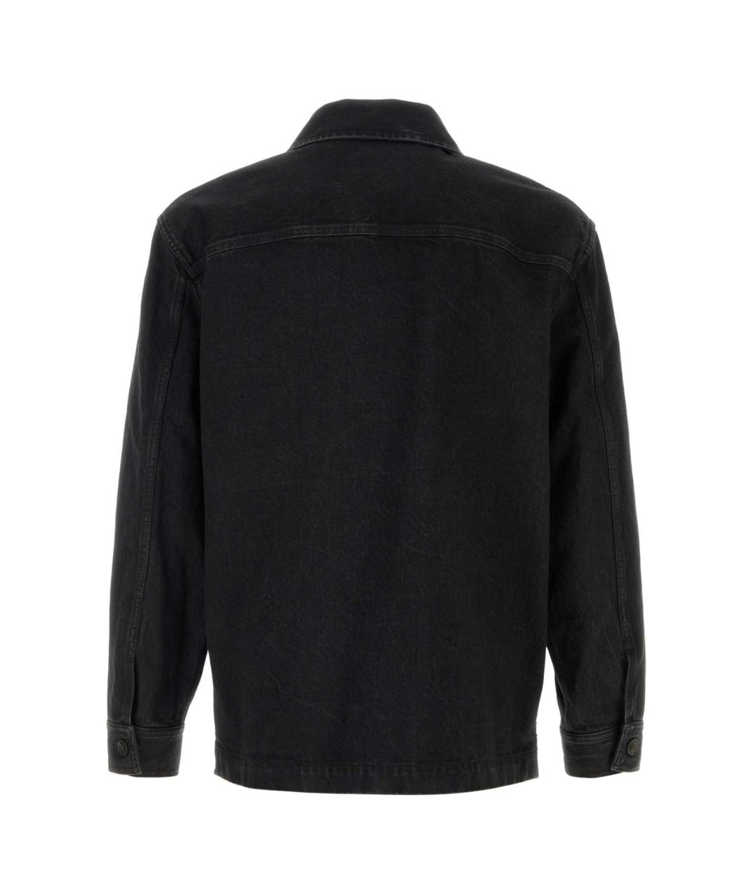 SAINT LAURENT Черная хлопковая куртка, фото 2