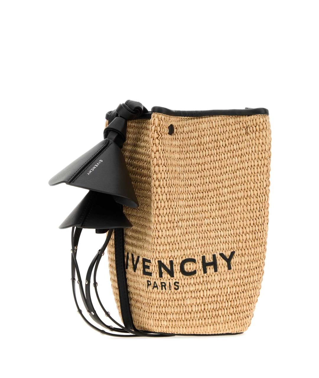 GIVENCHY Бежевая рафиевая сумка через плечо, фото 2