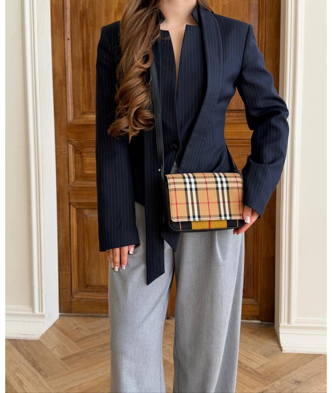 BURBERRY Бежевая поясная сумка, фото 2