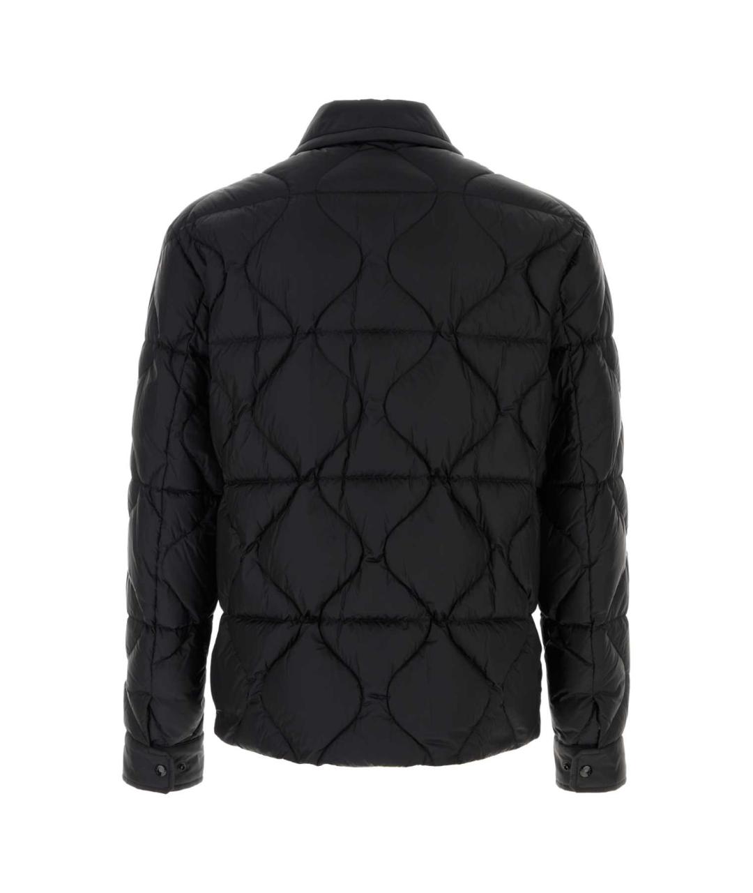 MONCLER Черная полиамидовая куртка, фото 2