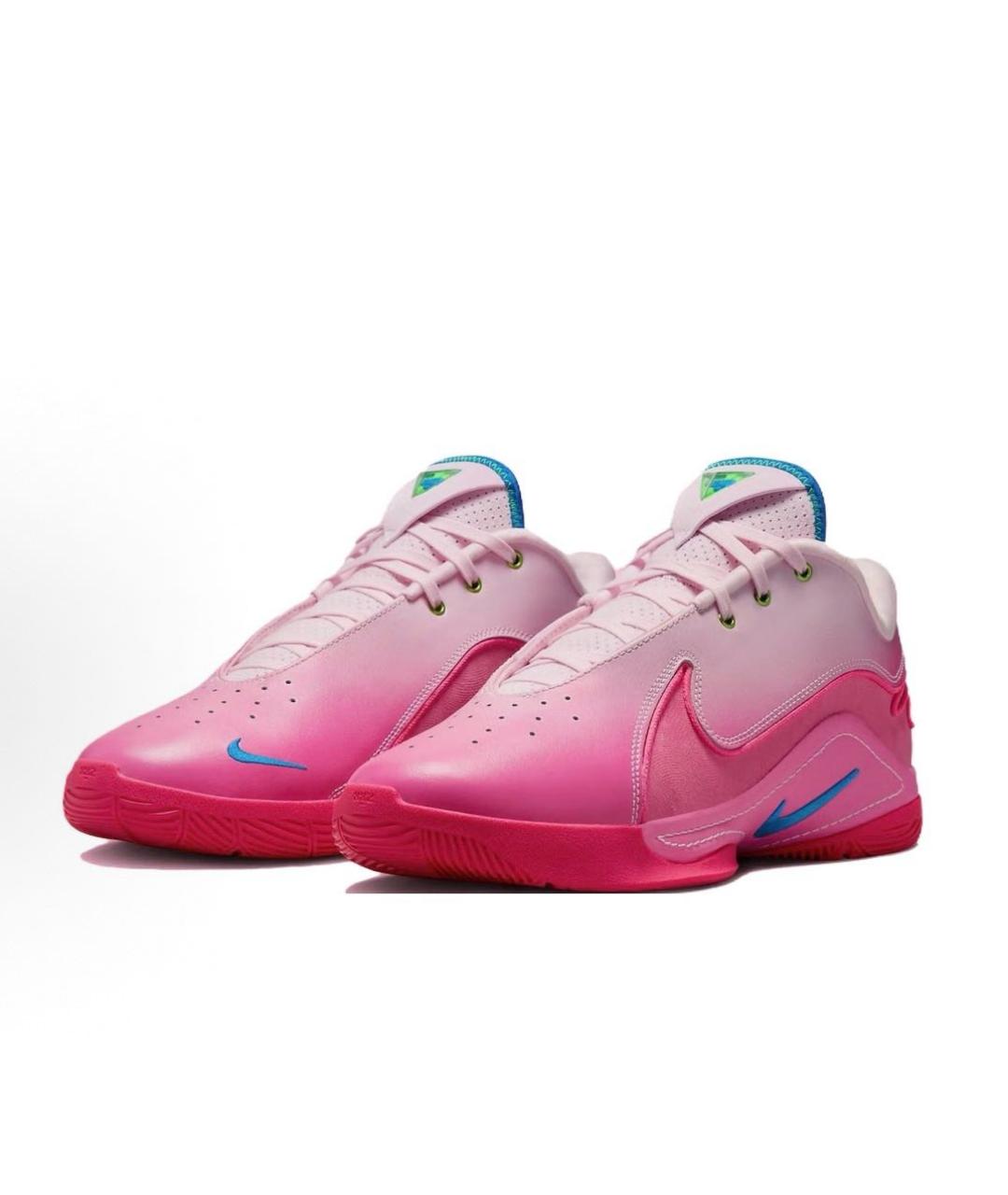 NIKE Розовые текстильные кроссовки, фото 3