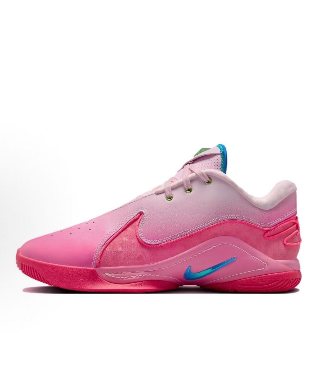 NIKE Розовые текстильные кроссовки, фото 9