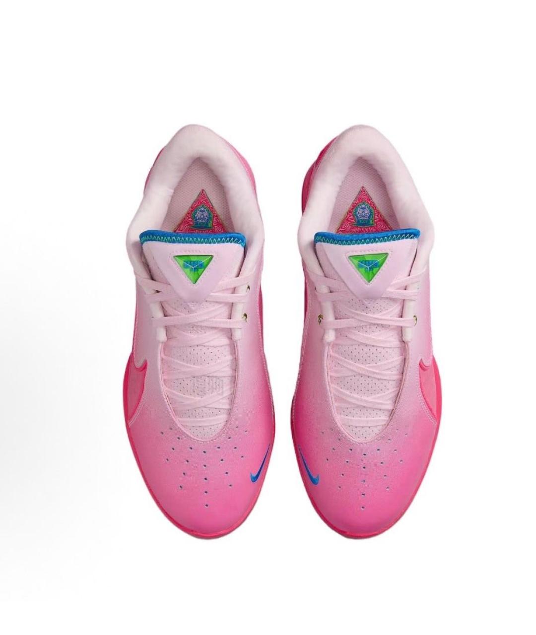 NIKE Розовые текстильные кроссовки, фото 2