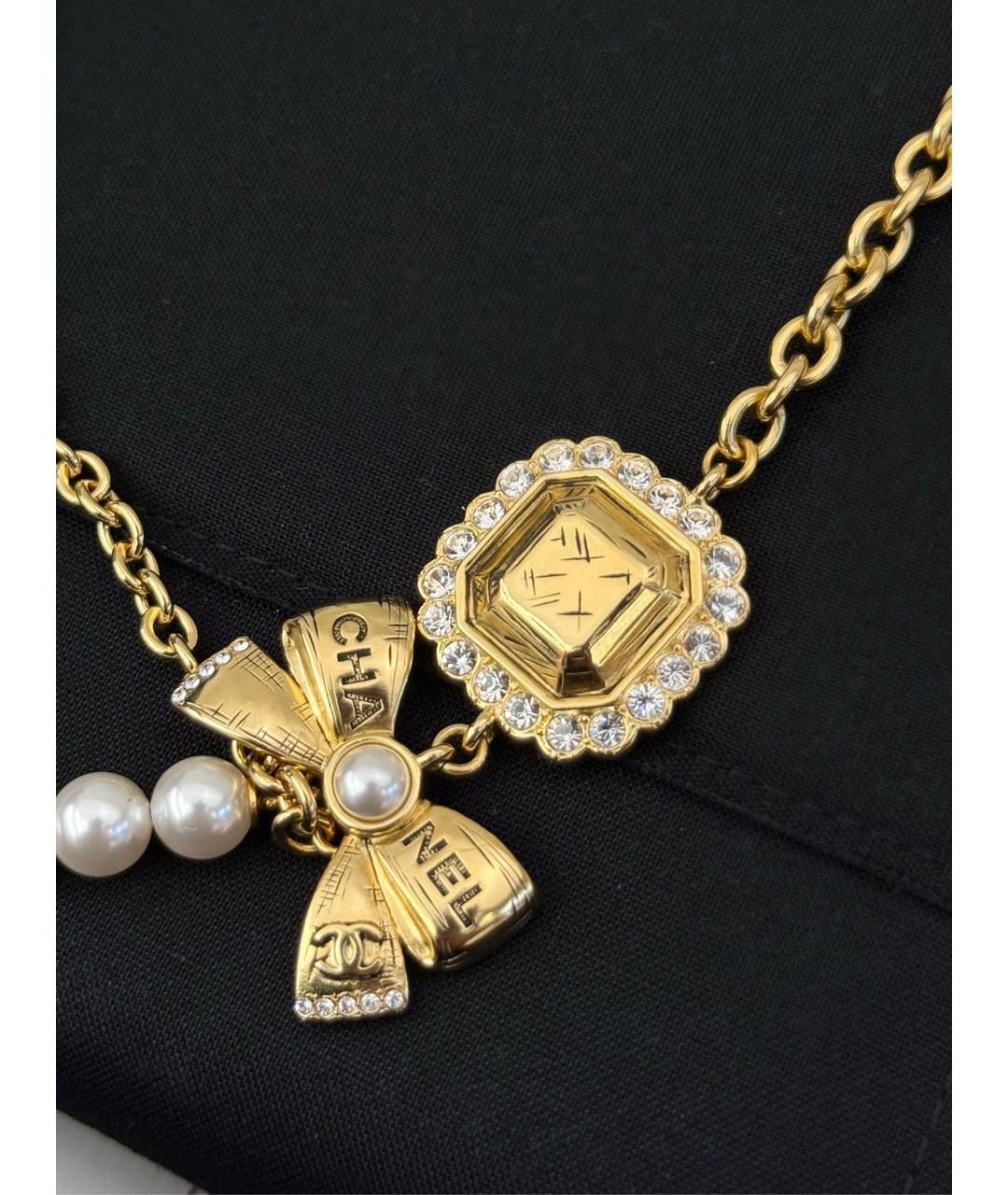 CHANEL Золотое колье, фото 4