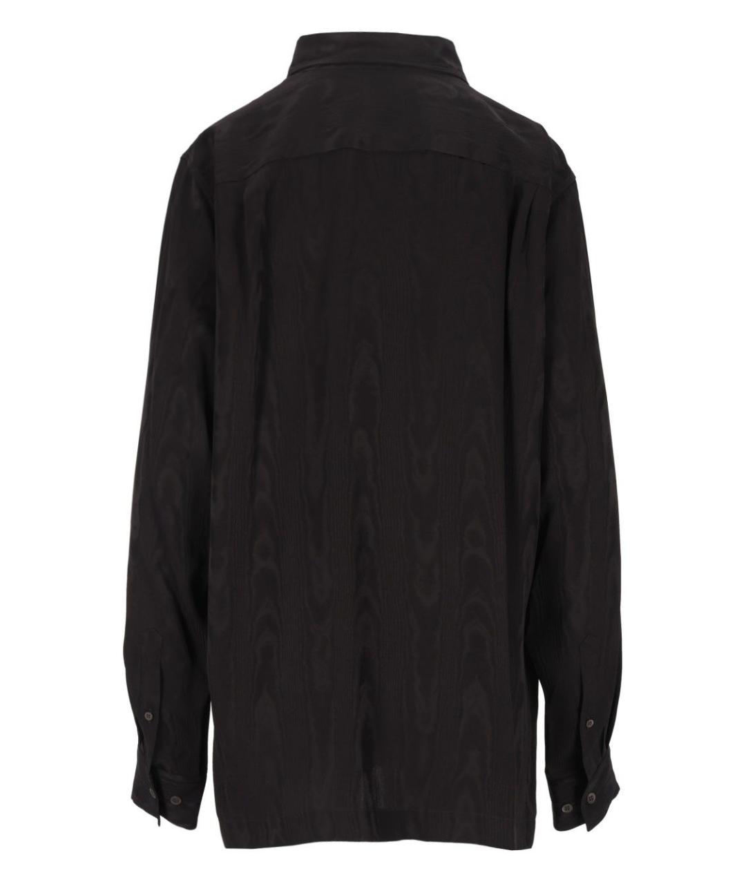 DRIES VAN NOTEN Черная вискозная рубашка, фото 2