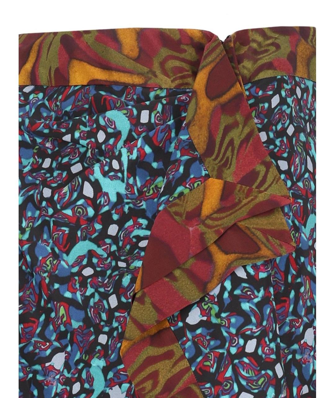DRIES VAN NOTEN Мульти вискозная юбка миди, фото 4