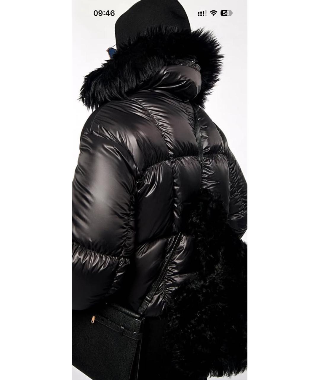 JIL SANDER Черный пуховик, фото 2