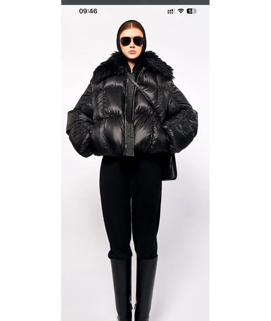 JIL SANDER Черный пуховик, фото 3