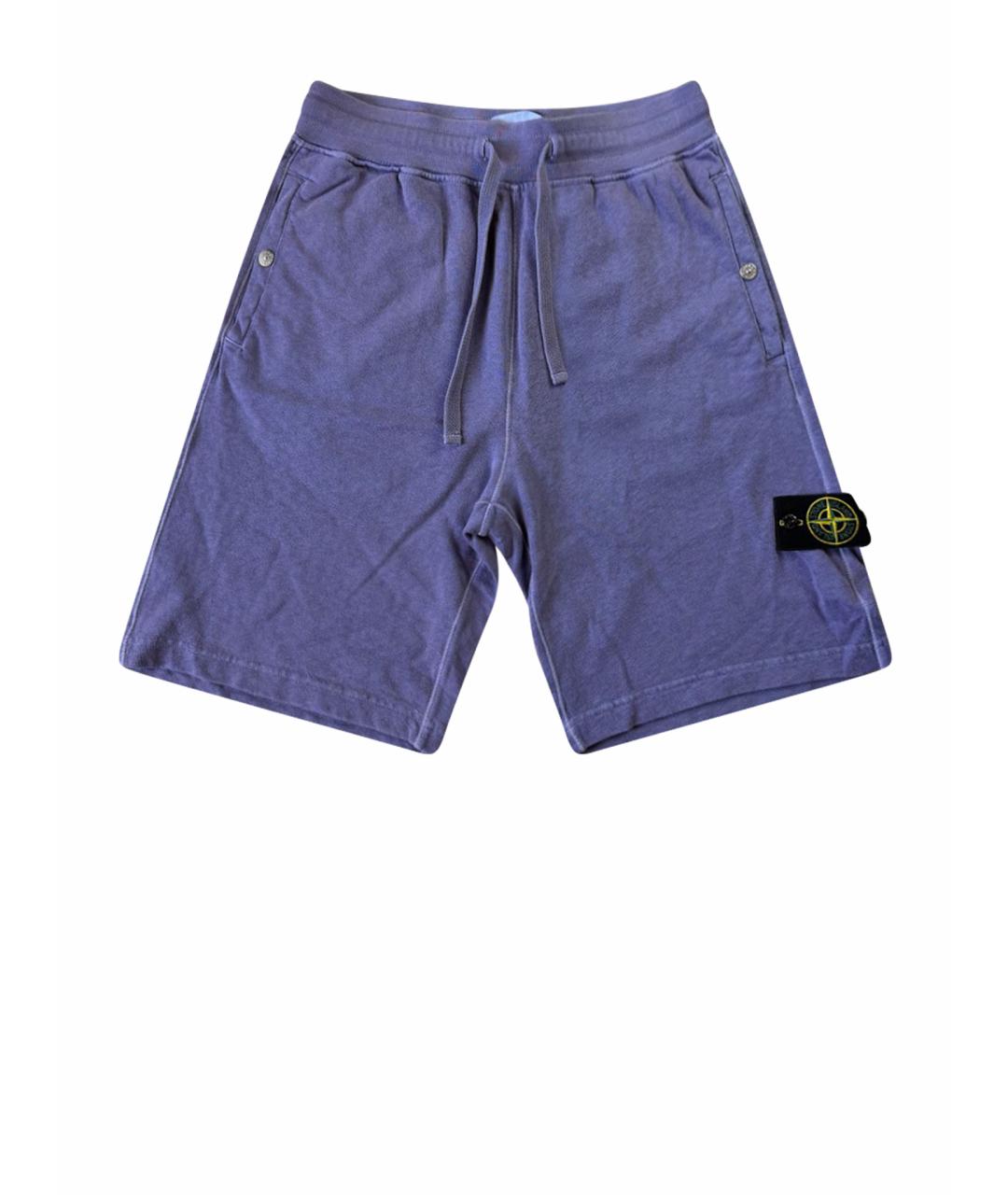 STONE ISLAND Фиолетовые шорты, фото 7