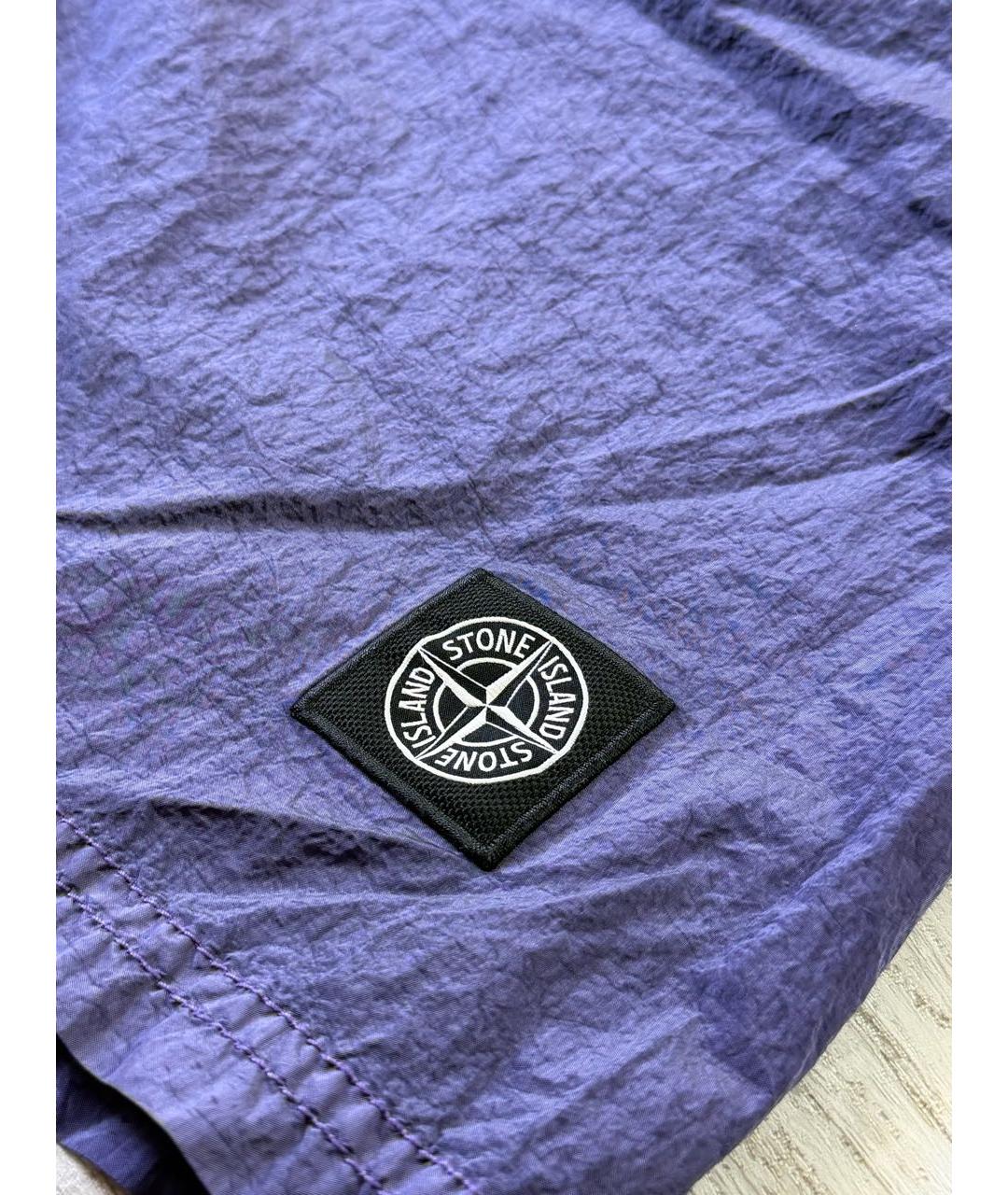 STONE ISLAND Фиолетовые шорты, фото 3