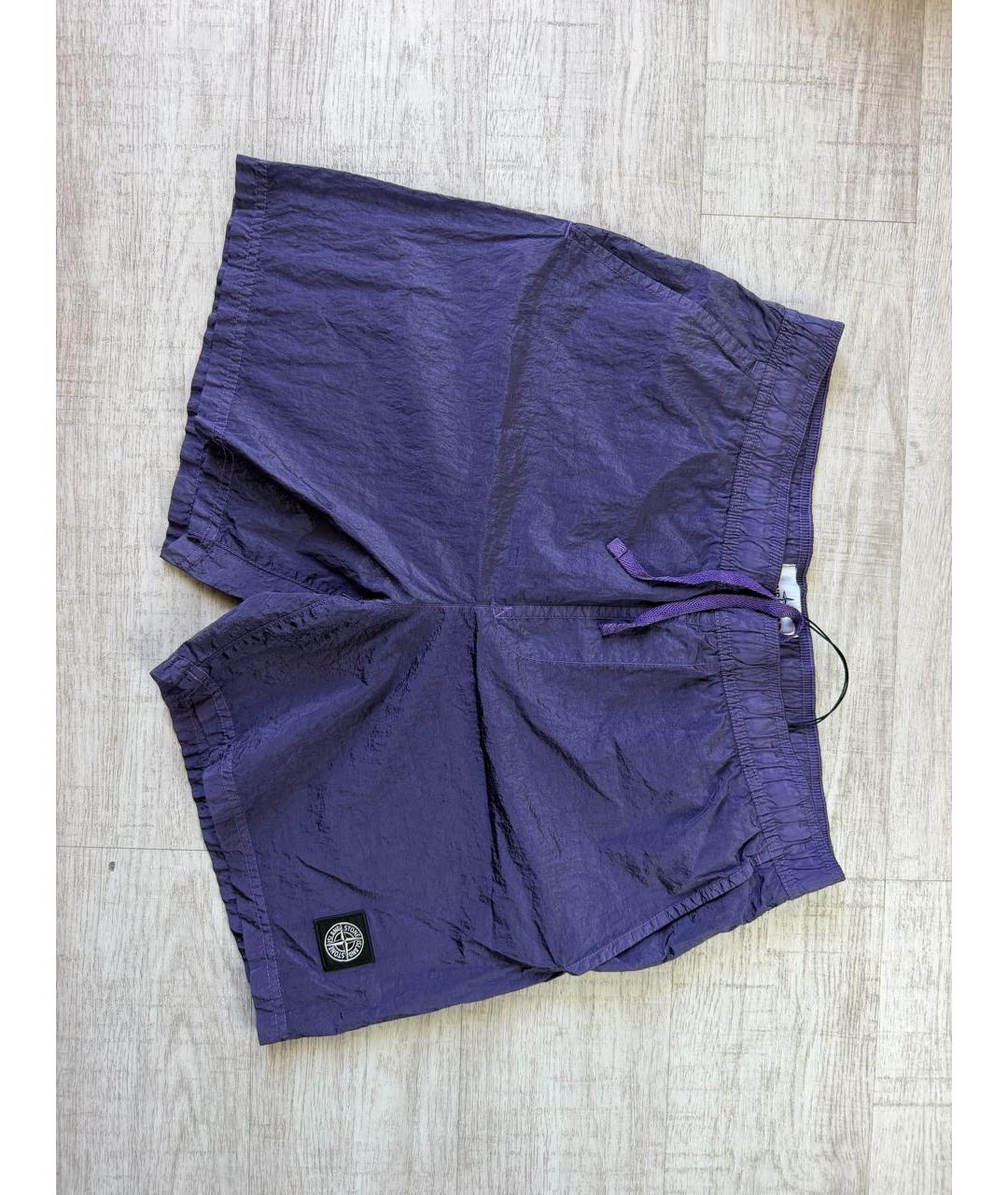 STONE ISLAND Фиолетовые шорты, фото 6