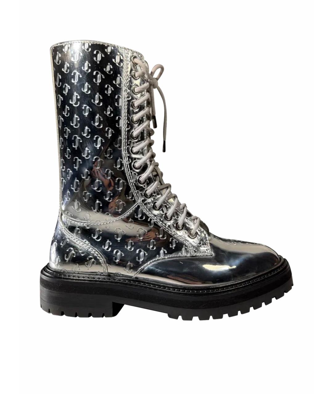 JIMMY CHOO Серебряные ботинки, фото 1