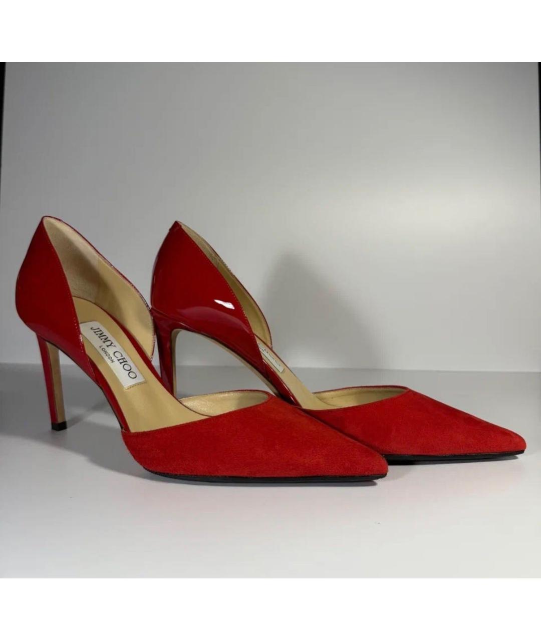 JIMMY CHOO Красные туфли, фото 3