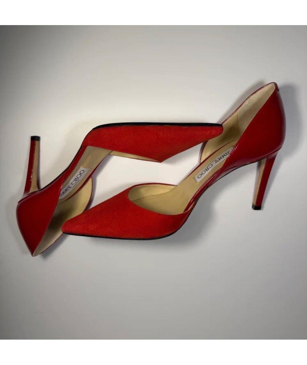 JIMMY CHOO Красные туфли, фото 6