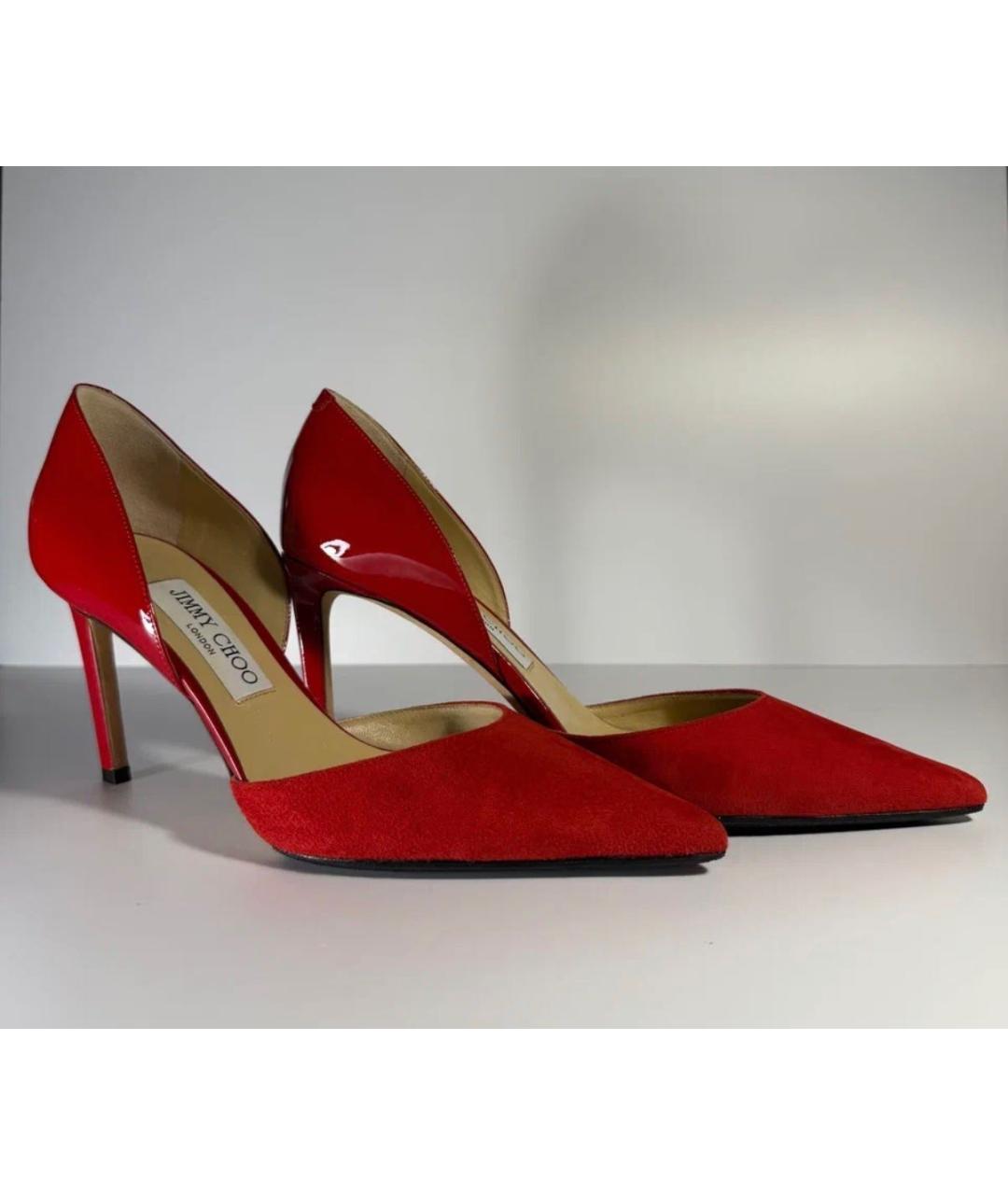 JIMMY CHOO Красные туфли, фото 7