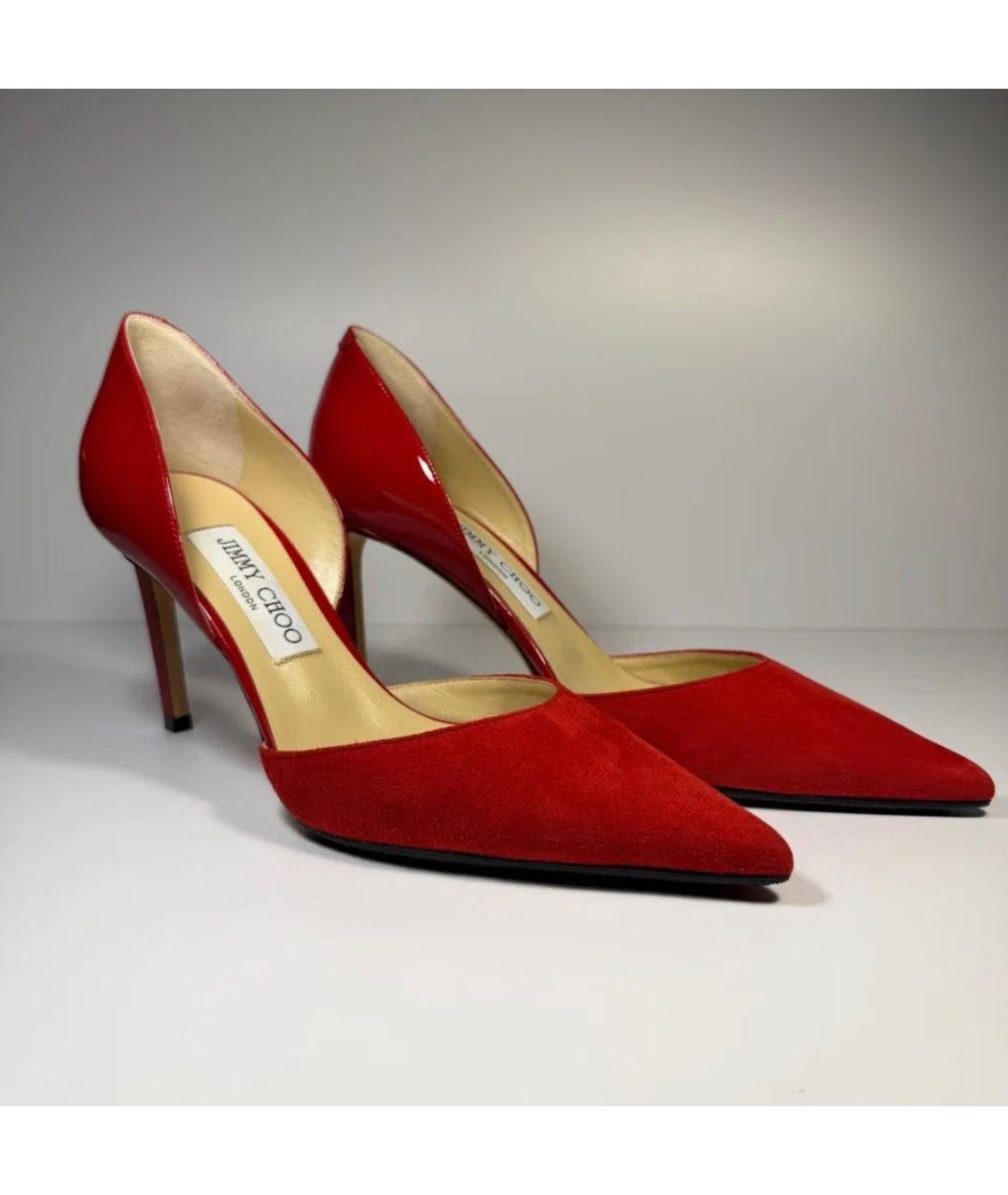 JIMMY CHOO Красные туфли, фото 4
