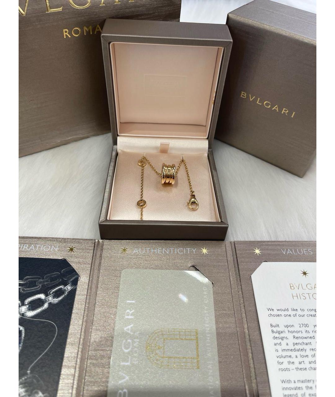 BVLGARI Золотое колье из розового золота, фото 6