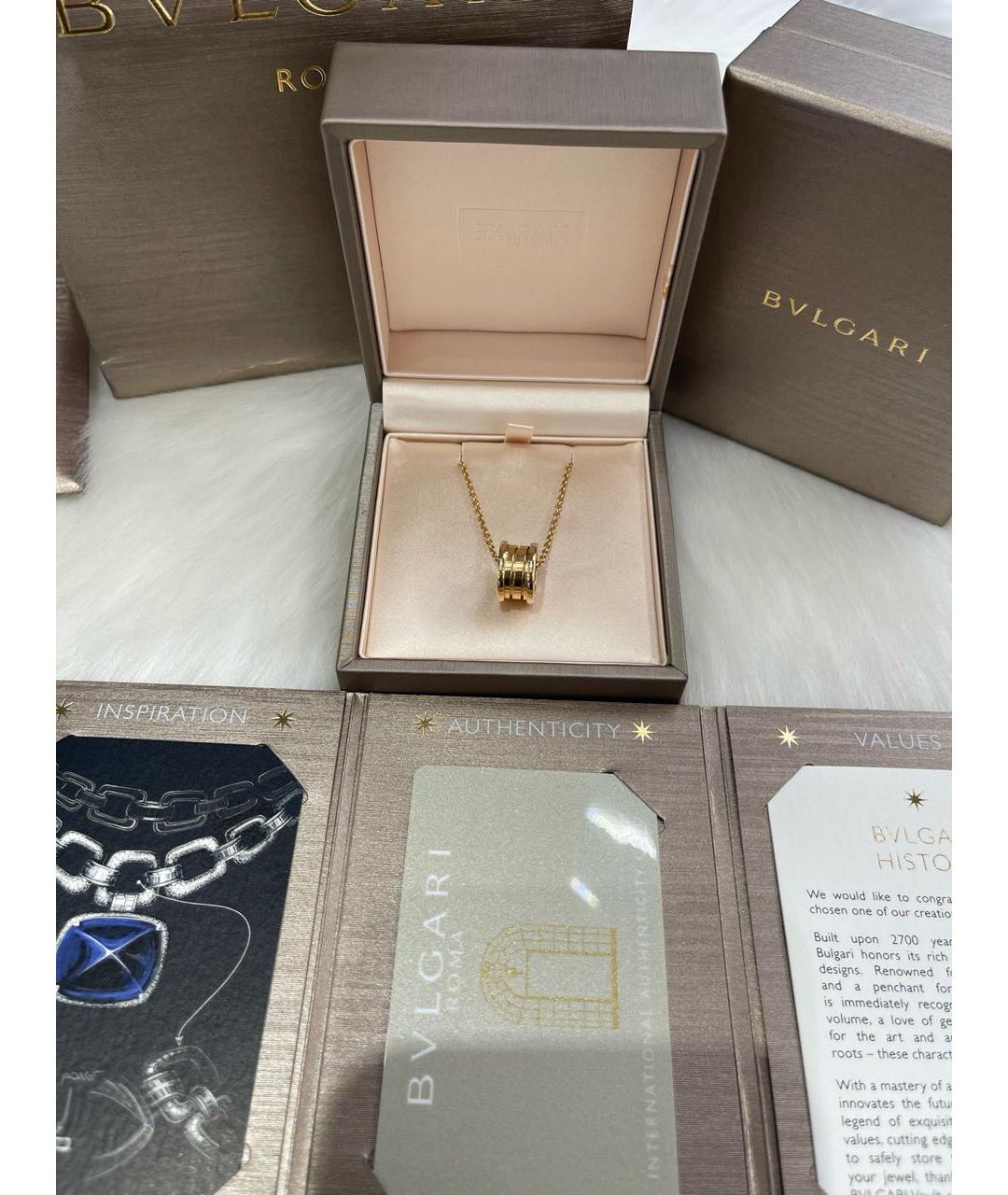 BVLGARI Золотое колье из розового золота, фото 3