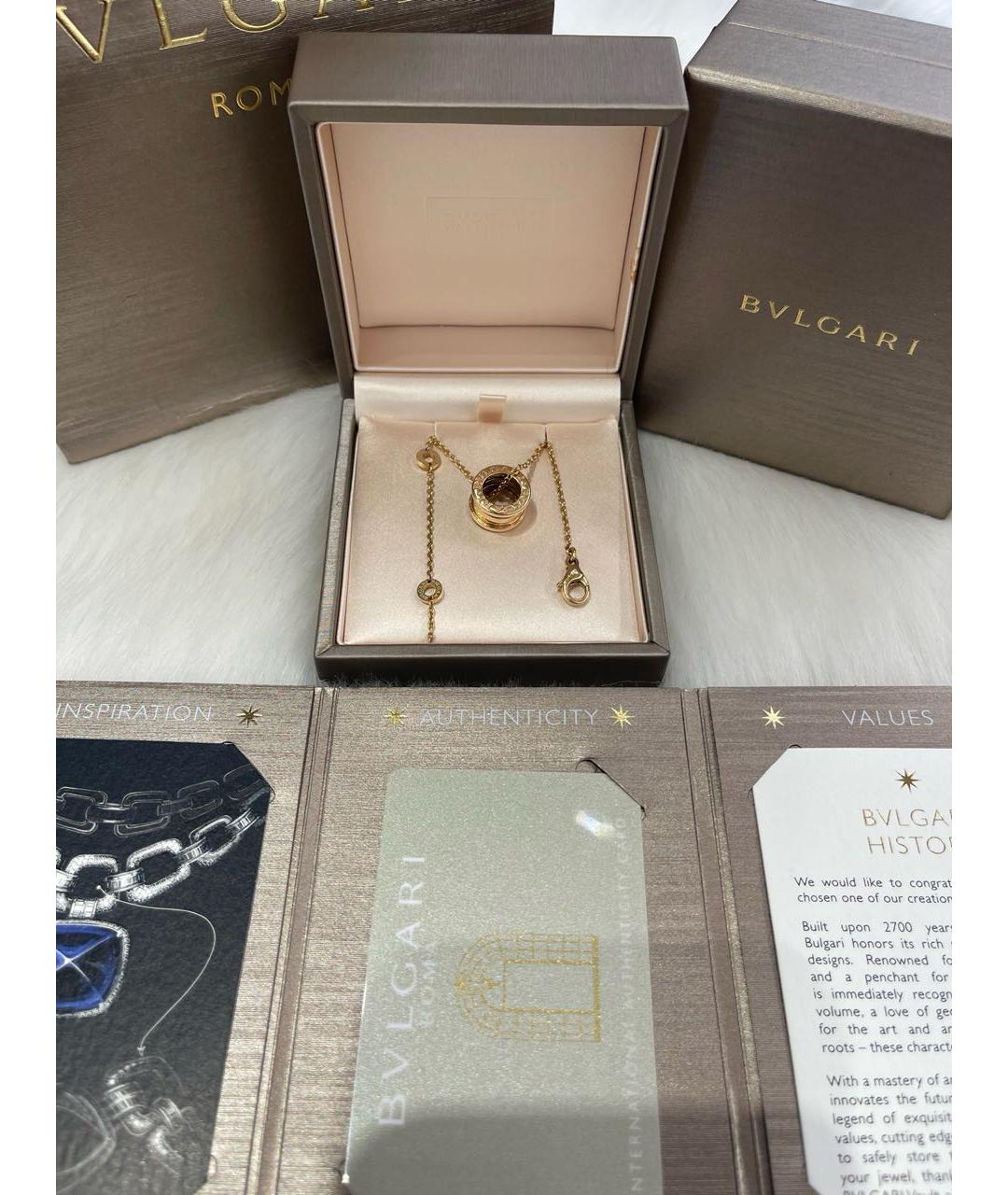 BVLGARI Золотое колье из розового золота, фото 7