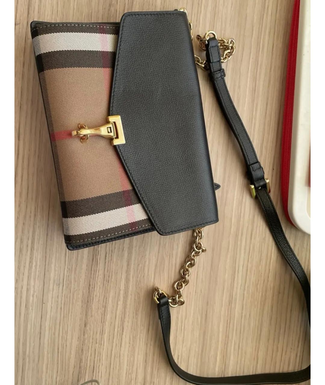 BURBERRY Мульти кожаная сумка через плечо, фото 3