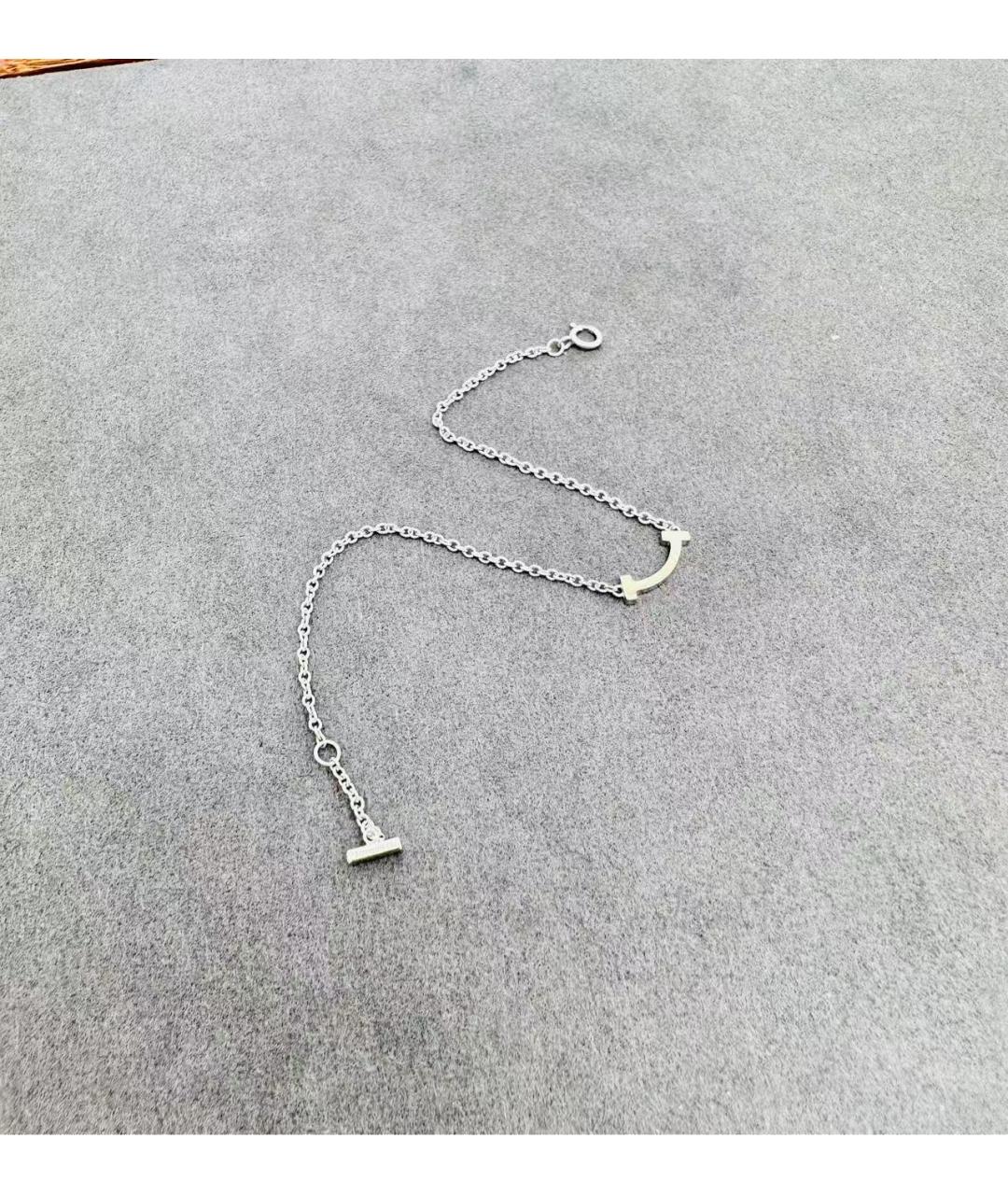 TIFFANY&CO Серебряный браслет из белого золота, фото 5