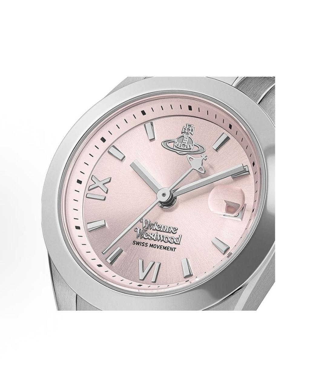VIVIENNE WESTWOOD Розовые стальные часы, фото 3