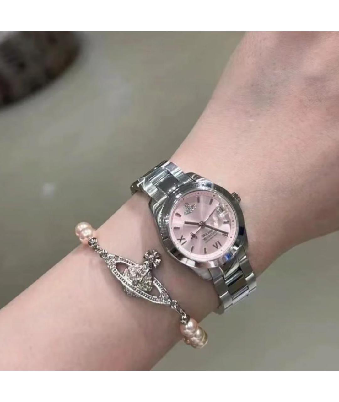 VIVIENNE WESTWOOD Розовые стальные часы, фото 8